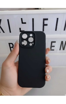 Apple Uyumlu iPhone 16 Pro Silikon Kılıf Modeli Siyah Apple Uyumlu iPhone 16 Pro Silikon Kılıf Modeli Siyah