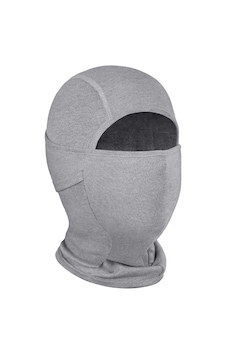 Thermoform Non Flame Master Lenzing Fr / Kermel Aleve Dayanıklı Yüz Kar Maskesi, Ark Koruyucu Balaklava Gri