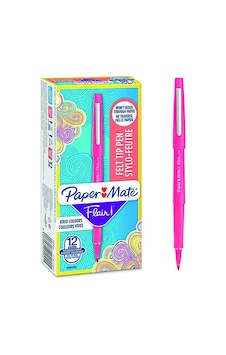 Papermate Flair Fiber Uçlu Kalem Orji Açık Pembe 12adet Papermate Flair Fiber Uçlu Kalem Orji Açık Pembe 12adet