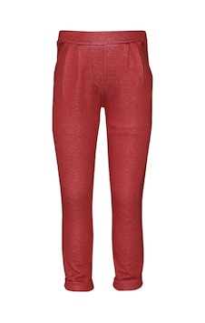 Lovetti Bordo Kız Çocuk Duble Paça Bel Pileli Cepli Pantolon 7993B014 Bordo