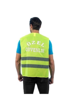 Özel Güvenlik Yazılı Ikaz Yeleği Reflektörlü Sarı Renk Sarı Özel Güvenlik Yazılı Ikaz Yeleği Reflektörlü Sarı Renk Sarı