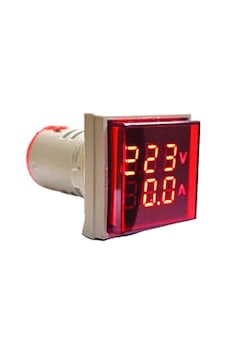 Voltampermetre 50-500v 0-100a Ac Kare Yeşil Voltampermetre 50-500v 0-100a Ac Kare Yeşil
