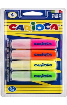 Carioca Fosforlu Renkler Mini Işaretleme Kalemi 4 Renk Carioca Fosforlu Renkler Mini Işaretleme Kalemi 4 Renk