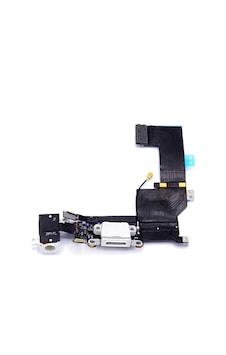Apple Uyumlu iPhone 5S Şarj Soketi Beyaz
