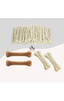 Köpekler İçin Ödül Seti9 100lü Burgu+2li 7cm Beyaz Ve 2li 7cm Naturel Kemik Köpekler İçin Ödül Seti9 100lü Burgu+2li 7cm Beyaz Ve 2li 7cm Naturel Kemik