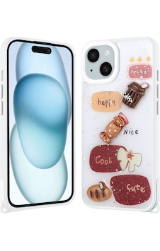 Apple Uyumlu iPhone 15 Plus Kılıf Parlayan Sıvılı Simli Kabartma Figürlü Zore Cevze Kapak-beyaz Beyaz Apple Uyumlu iPhone 15 Plus Kılıf Parlayan Sıvılı Simli Kabartma Figürlü Zore Cevze Kapak-beyaz Beyaz