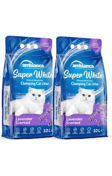 Ambiance Lavanta Kokulu Topaklaşan Bentonit Kedi Kumu 2 x 10 L Ambiance Lavanta Kokulu Topaklaşan Bentonit Kedi Kumu 2 x 10 L