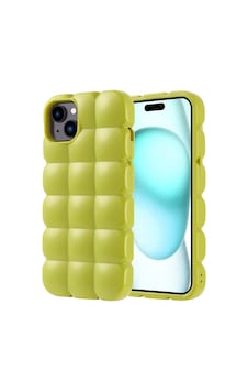Apple Uyumlu iPhone 15 Plus Kılıf Parlak Esnek Silikon Zore Dom Dom Kapak Yeşil Apple Uyumlu iPhone 15 Plus Kılıf Parlak Esnek Silikon Zore Dom Dom Kapak Yeşil
