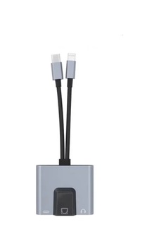 Zr815 Lightning Type-c 3 İn 1 Ethernet Çevirici Aux Pop Zr815 Lightning Type-c 3 İn 1 Ethernet Çevirici Aux Pop