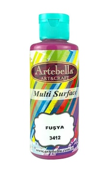 Artebella Multi Surface Boya Fuşya 130 ML Artebella Multi Surface Boya Fuşya 130 ML