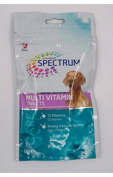 SPECTRUM Köpekler İçin Multi Vitamin Tablet  Sistemi Gü