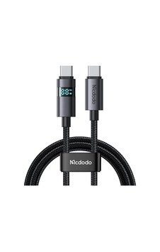 Mcdodo Ca-5610 Usb-c To Usb-c 100w Kablo Yatay Led Ekranli Siyah Sku: Zeus8690010096333 Mcdodo Ca-5610 Usb-c To Usb-c 100w Kablo Yatay Led Ekranli Siyah Sku: Zeus8690010096333