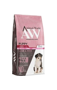 Animal World Kuzu Etli Yavru Köpek Maması 15 Kg Animal World Kuzu Etli Yavru Köpek Maması 15 Kg