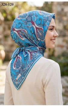 Moonscarfs Moonscarf Soft Pamuk Eşarp Mavi 328-120 Çok Renkli Moonscarfs Moonscarf Soft Pamuk Eşarp Mavi 328-120 Çok Renkli
