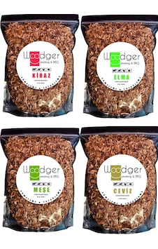 Fümeleme Ve Tütsüleme Talaşı Barbekü Mangal Talaşı 4'lü Set Kiraz-elma-meşe-ceviz Fümeleme Ve Tütsüleme Talaşı Barbekü Mangal Talaşı 4'lü Set Kiraz-elma-meşe-ceviz