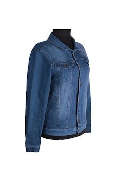 Trend Mont Denim Giyim Mavi Kot Ceket Mavi