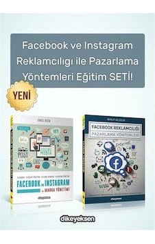 Facebook ve Instagram Reklamcılıgı ile Pazarlama Yontemleri Eğitim Seti - 2 Kitap Takım - Aykut Alçelik - Dikeyeksen