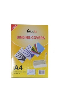 A-4 Pvc Cilt Kapağı 160 Micron Şeffaf 1 Paket 50 Adet 66572