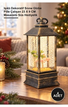 4 Adet Kar Küresi Işıklı Dekoratif Snow Globe Pille Çalışan 23 X 9 Cm Masaüstü Süs Hediyelik 4 Adet Kar Küresi Işıklı Dekoratif Snow Globe Pille Çalışan 23 X 9 Cm Masaüstü Süs Hediyelik