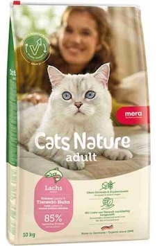 Mera Cats Nature Adult Somonlu Tahılsız Yetişkin Kedi Maması 10 Kg Mera Cats Nature Adult Somonlu Tahılsız Yetişkin Kedi Maması 10 Kg