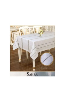 Polyester Ajurlu Keten Masa Örtüsü Tablecloth 160x260 Cm Dantelli Yemek Masası Örtüsü Sahra Model Krem Çok Renkli Polyester Ajurlu Keten Masa Örtüsü Tablecloth 160x260 Cm Dantelli Yemek Masası Örtüsü Sahra Model Krem Çok Renkli