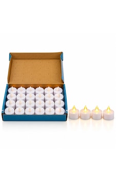 24 Adet Pilli Yuvarlak - Beyaz Renkli Led Mum Çap : 3.7cm Yükseklik : 3.5cm İ10-024 Çok Renkli 24 Adet Pilli Yuvarlak - Beyaz Renkli Led Mum Çap : 3.7cm Yükseklik : 3.5cm İ10-024 Çok Renkli
