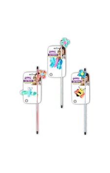 Pawise 28261 45 CM Peygamber Böcekli ve Parlak Çiçekli Kedi Oltası