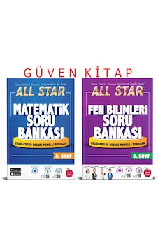Newton Yayınları 8.sınıf All Star Matematik Fen Soru Bankası Seti Newton Yayınları 8.sınıf All Star Matematik Fen Soru Bankası Seti