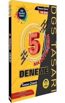Tasarı Yayınları DGS Deneme Sınavı 5li Çözümlü Muhteşem