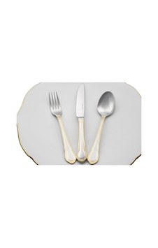 Mikasa Moor Bella Gold 90 Parça Çatal Kaşık Bıçak Seti 334673 Altın - Gümüş Mikasa Moor Bella Gold 90 Parça Çatal Kaşık Bıçak Seti 334673 Altın - Gümüş