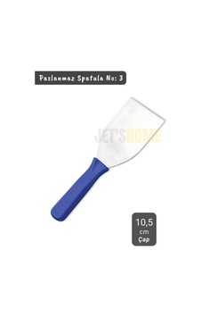 Börek Kesici Paslanmaz Çelik Pasta Spatulası Pizza Kesici Mavi Saplı No:3 Çap 10,5 Cm Mavi-gümüş Börek Kesici Paslanmaz Çelik Pasta Spatulası Pizza Kesici Mavi Saplı No:3 Çap 10,5 Cm Mavi-gümüş