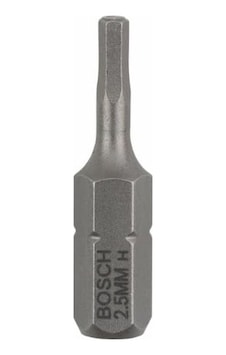Professional Altıgen Vidalar İçin Ekstra Sert Uç Hex2,5 Uzunluk: 25 Mm, 3 Adet