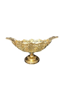 LKM-422 Gold Kristal Taşlı Ayaklı Çikolatalık Gondol