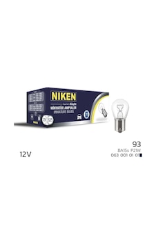 Niken 12v 93 Ampul P21w Ba15s 10 Lu