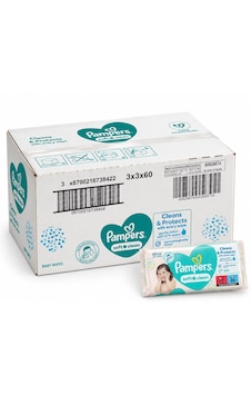 Pampers Soft & Clean Islak Bebek Mendili 60 Yaprak x 9 Paket 540 Yaprak 9'lu Set Pampers Soft & Clean Islak Bebek Mendili 60 Yaprak x 9 Paket 540 Yaprak 9'lu Set