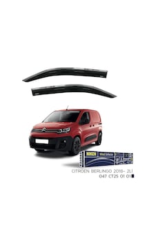 Niken Citroen Berlingo 2018- Kromlu Cam Rüzgarlığı 2 Li