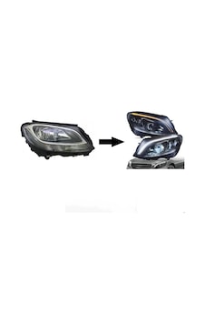 Mercedes - W205 2014- Halojen İçin 2019- Led Far Dönüşüm Seti Mercedes - W205 2014- Halojen İçin 2019- Led Far Dönüşüm Seti