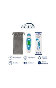 Ac-9280 Kulaktan & Alından Ateş Ölçer Çanta Hediyeli Ac-9280 Kulaktan & Alından Ateş Ölçer Çanta Hediyeli