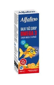Alfalino Omega 3 Balık Yağı Şurup 150 Ml