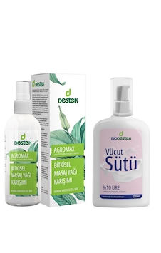 Destek Agromax Bitkisel Masaj Yağı Karışımı 150 Ml +biodestek Vücut Sütü 250 Ml Destek Agromax Bitkisel Masaj Yağı Karışımı 150 Ml +biodestek Vücut Sütü 250 Ml