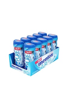 Mentos Pure Fresh Nane Aromalı Şekersiz Draje Sakız 12 Adet *30 G Mentos Pure Fresh Nane Aromalı Şekersiz Draje Sakız 12 Adet *30 G