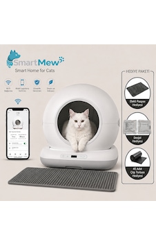 Sce001 Akıllı Otomatik Kedi Tuvaleti 75 Litre Hazneli, Kendi Kendini Temizleyen, Koku Önleyici Özelikli Kedi Kumu Kabı 2 Yıl Garantili Sce001 Akıllı Otomatik Kedi Tuvaleti 75 Litre Hazneli, Kendi Kendini Temizleyen, Koku Önleyici Özelikli Kedi Kumu Kabı 2 Yıl Garantili