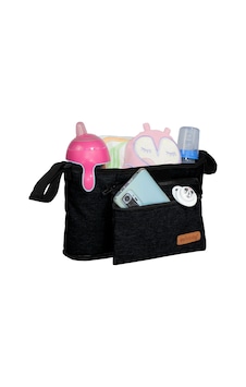 Mollsbaby Bebek Arabası Organizer Çantası Siyah