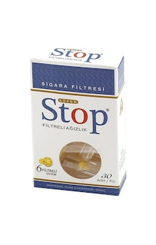Stop 6 Filtreli Ağızlık 30'lu Stop 6 Filtreli Ağızlık 30'lu
