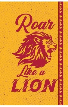 Roar Like a Lion - Özel Tasarım Defter (Kalem Tutacağı Hediyeli) Roar Like a Lion - Özel Tasarım Defter (Kalem Tutacağı Hediyeli)
