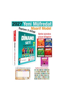 7. Sınıf 2027 Dinamo Tüm Dersler Soru Bankası Seti 5 Kitap Maarif Model Bağlam Temelli 7. Sınıf 2027 Dinamo Tüm Dersler Soru Bankası Seti 5 Kitap Maarif Model Bağlam Temelli
