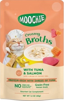 Moochie Ton Balıklı Somonlu Çorba Kedi Ödülü 40 G