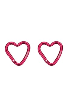 Munkees Mini Heart Carabiner 2 Pieces Kırmızı Anahtarlık Munkees Mini Heart Carabiner 2 Pieces Kırmızı Anahtarlık
