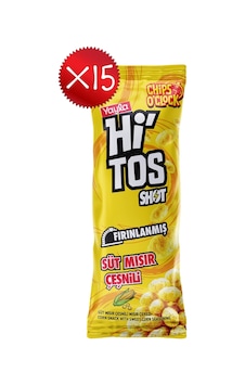 Yayla Hi'tos Shot Süt Mısır Çeşnili Mısır Çerezi 25 G X15 Yayla Hi'tos Shot Süt Mısır Çeşnili Mısır Çerezi 25 G X15