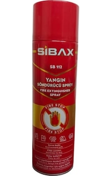 Sibax Sb112 Yangın Söndürüçü Sprey 600 Ml 181km9901309 Renkli